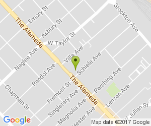 1022 West Hedding St. Map